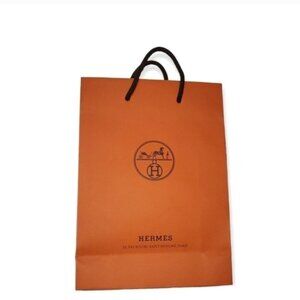 Authentic Hermes 1 gift bag for wallets, cardholders, scarves and other SLGs